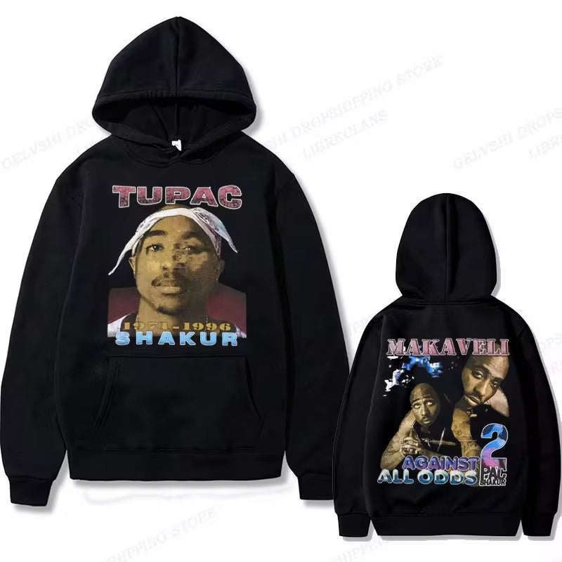 Hip Hop Rap Hoodie Men'S Fashion Hoodie Four Seasons Street Hoodie Women'S Jacket Men'S Street Costume Casual Punk Men'S Hoodie